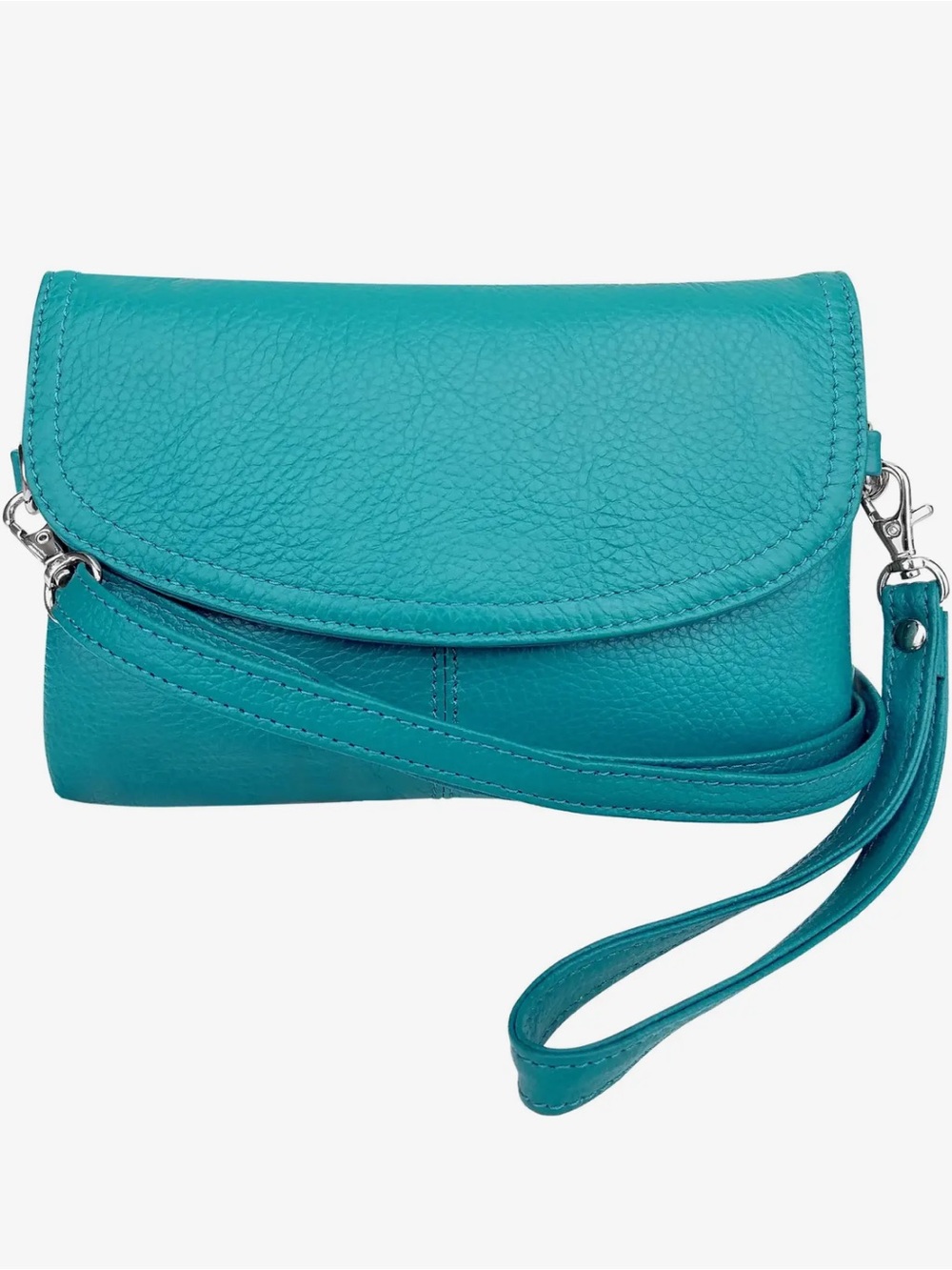 Leather Wristlet Crossbody Bag - MULTI COLOR LISTING